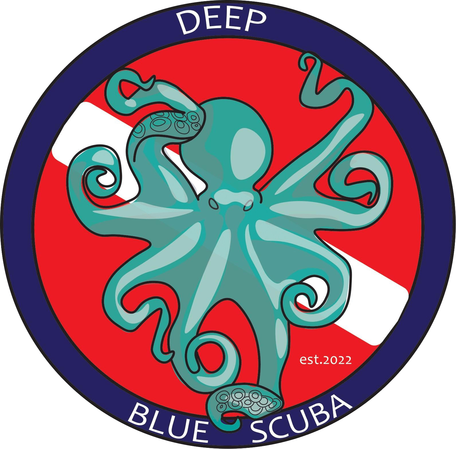 Deep Blue Scuba logo